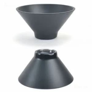 블랙 멜라민 면기 라면 우동 비빔 그릇 22.2x11cm 6호