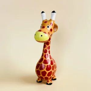 발리에서온 목각 나무 기린 장식소품 5호 XL부엉이 인형 미니어처 인테리어 선물 동물