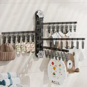 건조대 무타공 빨래 미니 4단 걸이 다용도 흡착식