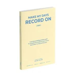 딜리고 2026 레코드온 프리위클리 B6 다이어리 메모 월계획표 공부플래너