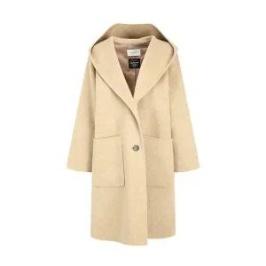 [JJ지고트](의정부점)캐시미어 숄 후드 핸드메이드 코트 (GPBA0CTJ51)