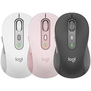 Logitech Signature Plus M750 무선 마우스 2.4Ghz USB 수신기 마우스(사무실용 PC 노트북 마우스용)(배터리 없음)