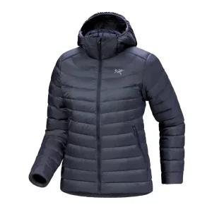 아크테릭스 세륨 여성 경량패딩 후드 자켓 25FW X000010554 블랙 사파이어