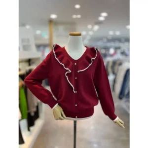 [갤러리아] [클리지]프릴브이넥니트티셔츠(CP8WKT25)