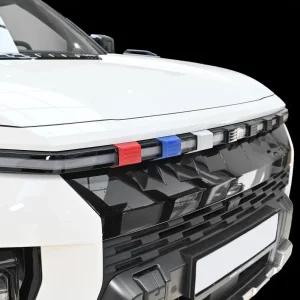 무쏘 EV 튜닝 3색 그릴 커버 몰딩자동차 카본 포인트 드레스업 꾸미기 3그릴