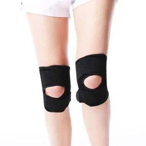 [골드스마일]테이핑 무릎보호대 2p M 블랙 슬개골 노인 마라톤