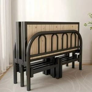 철제 접이식 침대 매트리스 프레임 공간활용 접는 베드