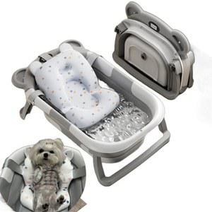 강아지욕조 반려동물 쿠션 샤워 반려견 고양이 가정용 반려묘 DS EN
