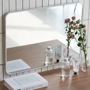 벽 부착 거울 인테리어 깔끔한 부착식 무타공 벽 거울 화장대 욕실 현관 화장실