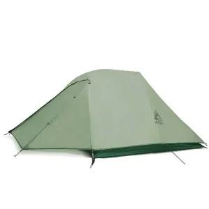 [콩심팥심]3인용 더블 레이어 초경량 텐트(그린) 비박 백패킹