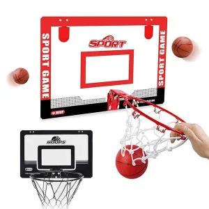 [콩심팥심]실내 벽걸이 고탄성 스프링 미니 농구대 농구골대 L