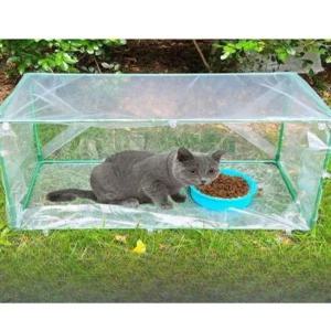 고양이 비닐하우스 길고양이 겨울집 길냥이 텐트 방풍 바람막이 숨숨집 급식소