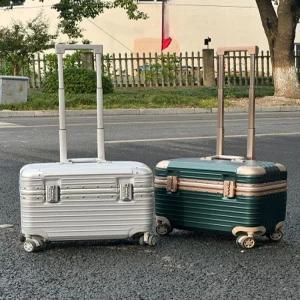 승무원캐리어 기내용캐리어 위로열리는 가로형 여행용 카메라가방 둥근모서리형 파일럿 여는 하드