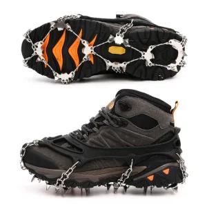 스틸 크 클리트 클라이밍 신발 부츠 아이스 등산장비 램폰 하이킹 26 그리퍼 안티 용