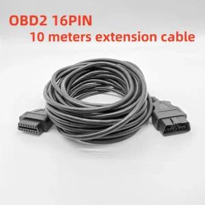 10 연장 커넥터 16pin 단 인터 elm327 미터 차량용공구 케이블 ob