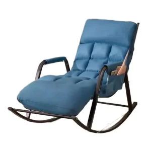 1인용 흔들의자 리클라이나 거실 라운지 무중력 스윙 의자 다리 좌식의자