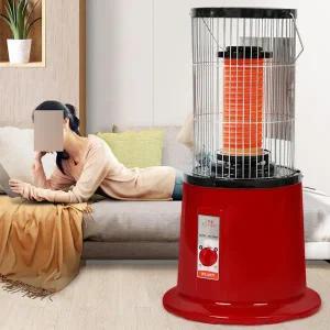 MD등록/절전형/사무실/가정용/원통형 난로/황토 전기스토브/생황토/전기난로 히터/나산/여주황토보빈/국산/원적외선스토브/원통히터/세라믹/생황토/난방기