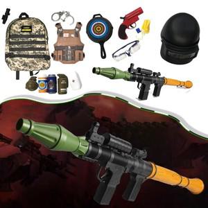 전술 RPG 로켓 발사기 장난감 세트 페인트볼 에어소프트 박격포 포탄 사격 장난감 소프트볼 장난감 디럭스