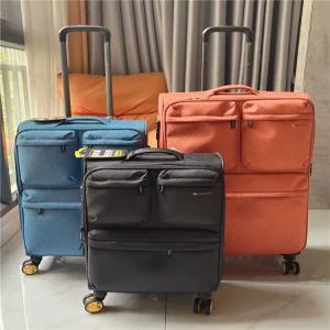 24인치 천 캐리어 세트 여행 가방 경량 소프트 대형 20인치