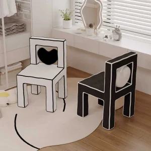 포르르 의자 카툰 예쁜 독특한 만화 감성 거실 인테리어 소파의자