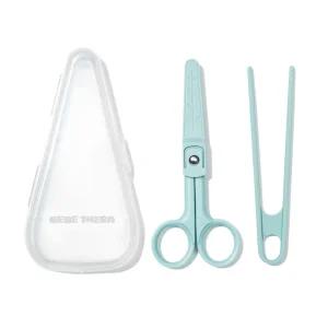 베베테라 가위랑 집게랑 휴대용 세라믹 이유식 가위 집게 세트