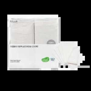 필리밀리 다겹분리 무표백순면화장솜 (200P입)