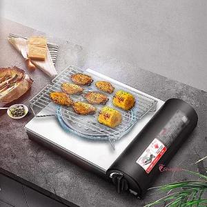 직화그릴 가정용 버너 가스 닭꼬치 구이기 석쇠 기계 부르스타xyz540