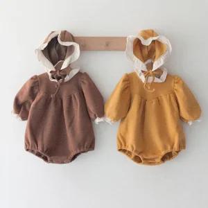 마랑 기모 슈트세트 (+보넷) LM 여자아기 돌백일 겨울