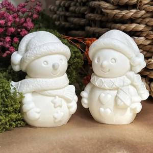 레진 크리스마스 눈사람 실리콘 몰드 3D 산타 공예 장식 선물 DIY 향초 레진 초콜릿 케이크 베이킹 용품