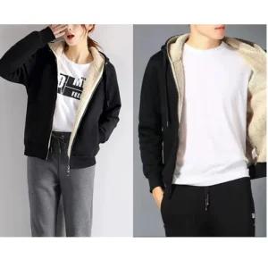 남자 여자 부드러운 양털 기모 융털 후드집업 뽀글이자켓 후리스