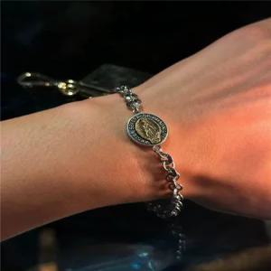 과달루페성모상팔찌 은 가톨릭 십자가 천주교성물 쥬얼리 성모 다양한 성당 묵주 길이 보석