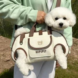 [골드스마일]강아지 고양이 크로스백 애견 산책 이동 가방 이동장 슬링백