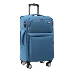 30인치 캐리어 화이트 가방 세트 출장용 블루 대형 튼튼한 금고형 하드 여행 화물용 수화물