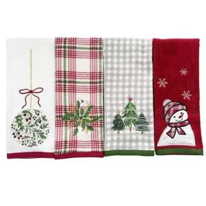 레녹스 크리스마스 키친타월 4P 코스트코 마켓송지2511