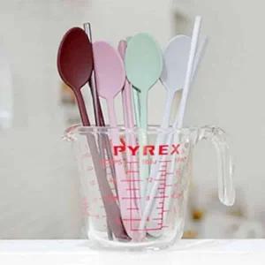 [콩심팥심]푸딩스푼 실리콘숟가락 실리콘 스푼