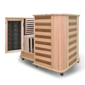 힐링스파 원적외선 건식 사우나 이동식 반신욕기