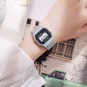 [골드스마일]전자 시계 스톱워치 헬스시계 손목전자시계 운동용시계