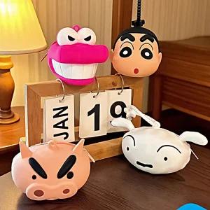 짱구 입체 실리콘 동전지갑/키홀더/동전지갑/가방홀더/열쇠고리