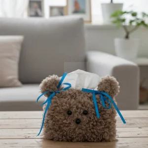 미니미마켓 플러시 애완동물 각티슈박스 포인트 장식 휴지케이스 냅킨케이스