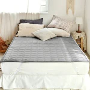 쁘리엘르 극세사 겨울 침대 패드 매트 SS 도브그레이 BNS