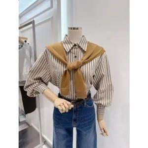 [갤러리아] [ab.f.z] 케이프 set 스트라이프 크롭 셔츠(ATA5HB31G)