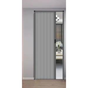 프리미엄 슬라이딩 베란다 도어 중문 현관 미닫이문 공간분리 파티션 폴딩 미닫이 그레이