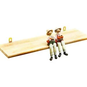 내추럴 원목 일자 선반 다용도 인테리어 벽 선반 우드 수납