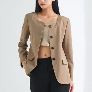 [미쏘]스퀘어넥 자켓 (MIWJKC927B-T)