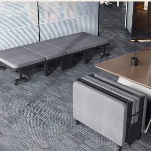 1인용 침대 사무실 낮잠 침대 간이 경량 1초 수납 캠핑 침대 접이식 침대