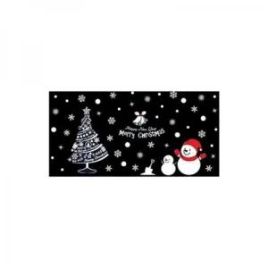 타이포 크리스마스트리 크리스마스 스티커 유리창