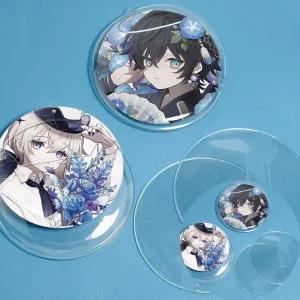 늘이랑 캔 뱃지 커버 핀 버튼 굿즈 보호 케이스 10P