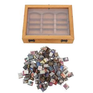 크리스마스오르골 미니어처 책장 장식 예술적 목재 우아한 상자 거실용 디스플레이 선반 책상 장식