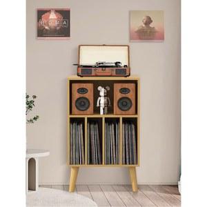 LP 장식장 턴테이블 선반 보관함 엘피 정리함 46x38x55 수납장