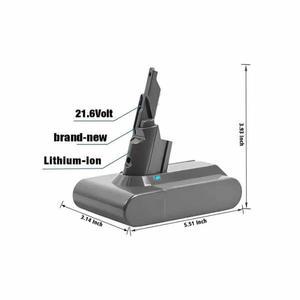 다이슨 V7 배터리 프로 진공 청소기 교체 용 100% 새 배터리 21.6V 12800mAh Li-lon 충전식 배터리